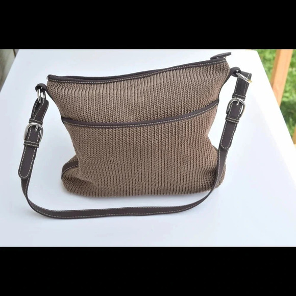 The Sak woven crochet hobo bag